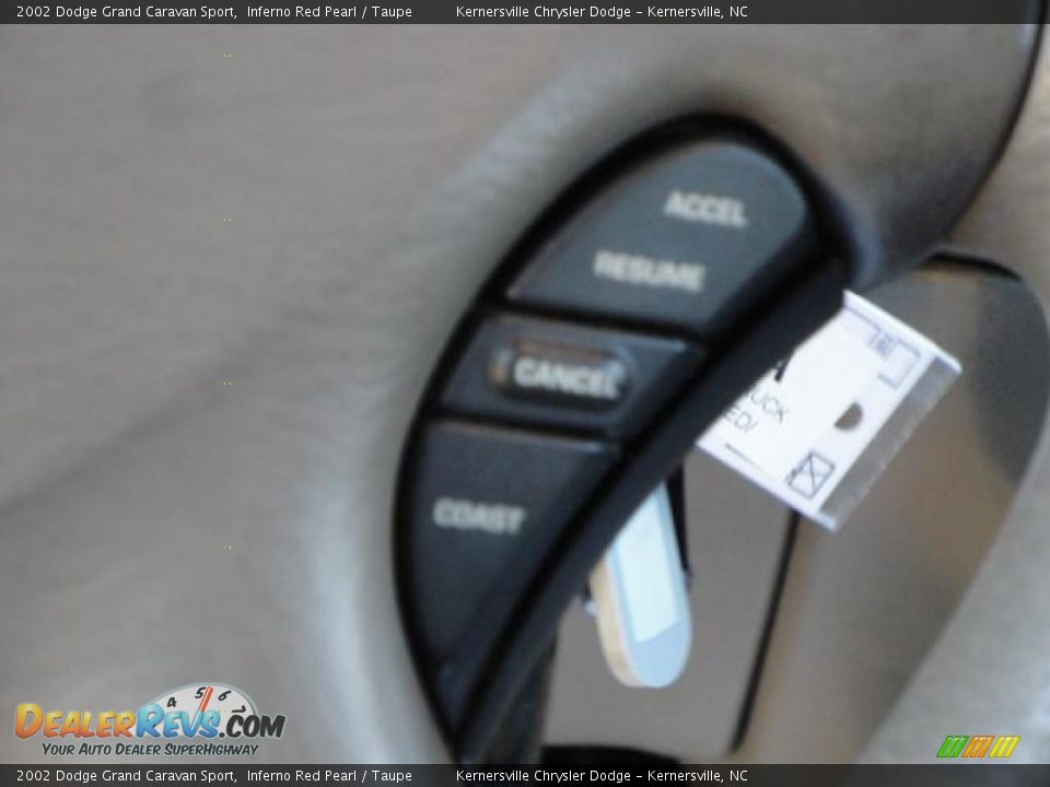 2002 Dodge Grand Caravan Sport Inferno Red Pearl / Taupe Photo #27