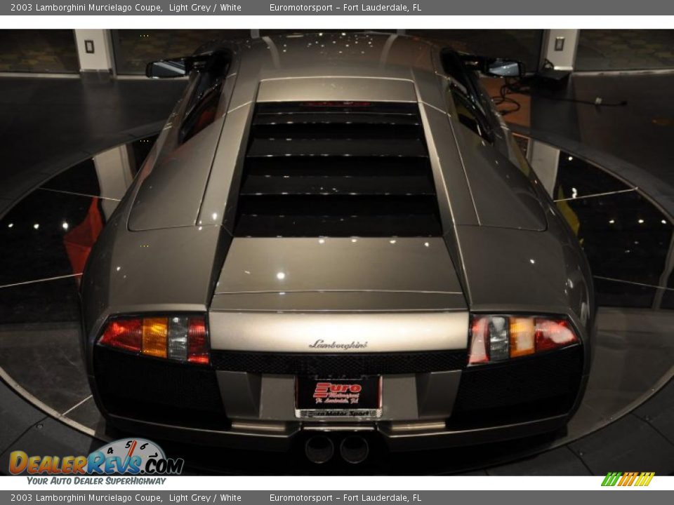 2003 Lamborghini Murcielago Coupe Light Grey / White Photo #5