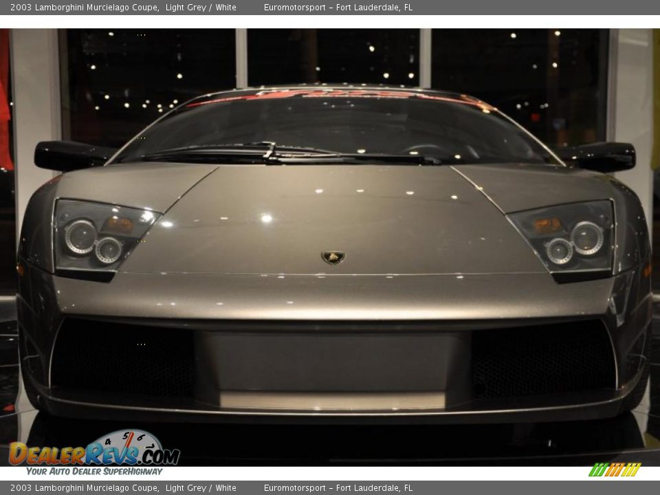 2003 Lamborghini Murcielago Coupe Light Grey / White Photo #17