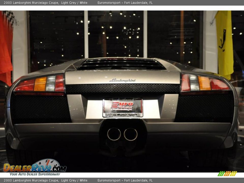 2003 Lamborghini Murcielago Coupe Light Grey / White Photo #27