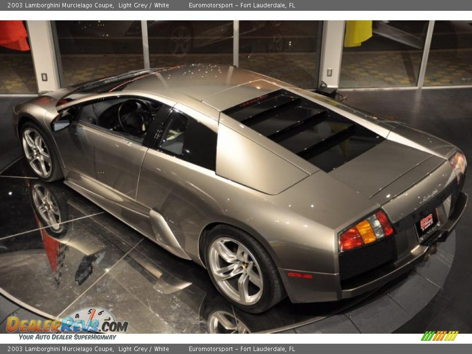 2003 Lamborghini Murcielago Coupe Light Grey / White Photo #29