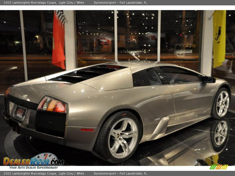 2003 Lamborghini Murcielago Coupe Light Grey / White Photo #33