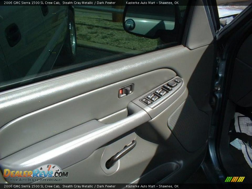 2006 GMC Sierra 1500 SL Crew Cab Stealth Gray Metallic / Dark Pewter Photo #8