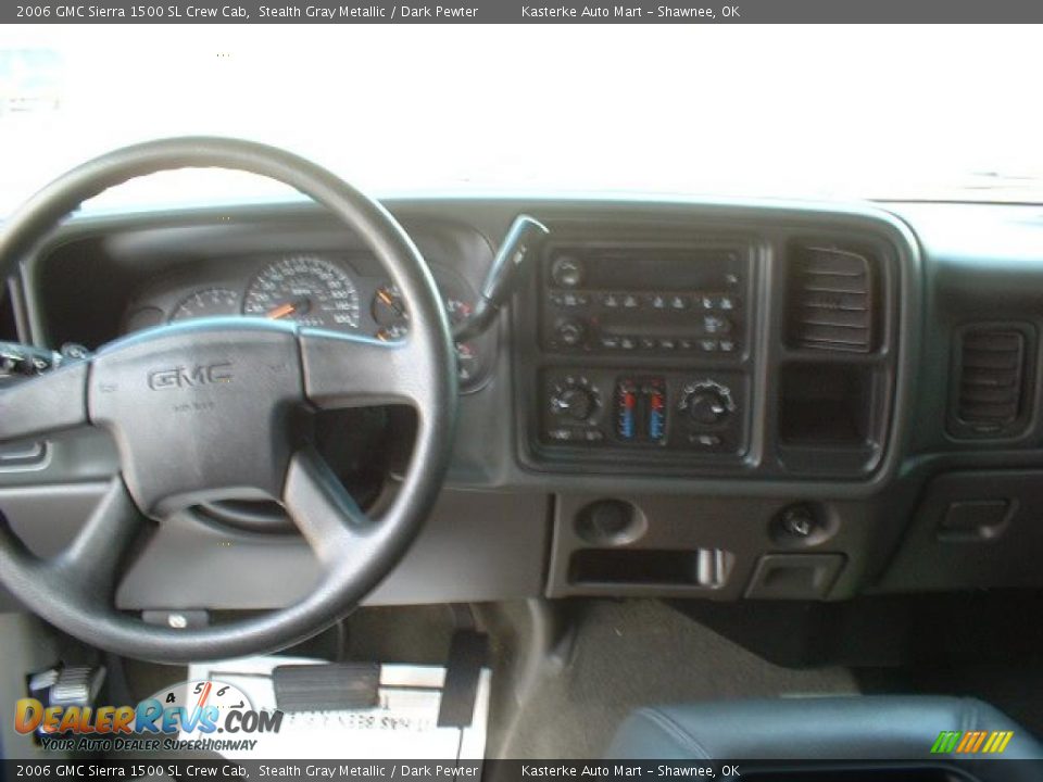 2006 GMC Sierra 1500 SL Crew Cab Stealth Gray Metallic / Dark Pewter Photo #10
