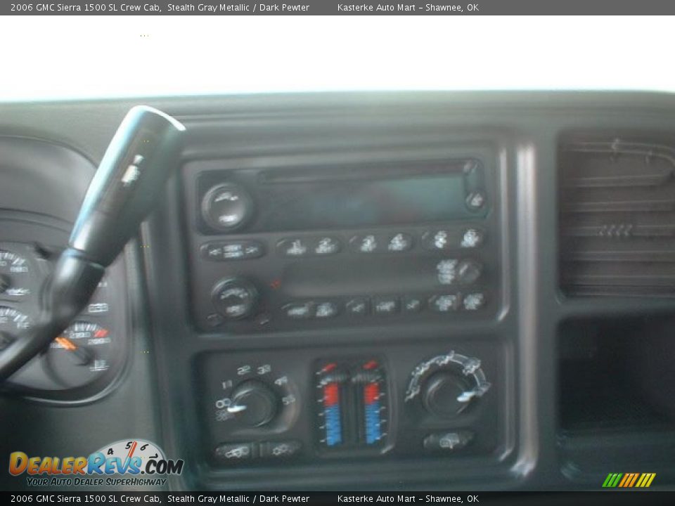 2006 GMC Sierra 1500 SL Crew Cab Stealth Gray Metallic / Dark Pewter Photo #11