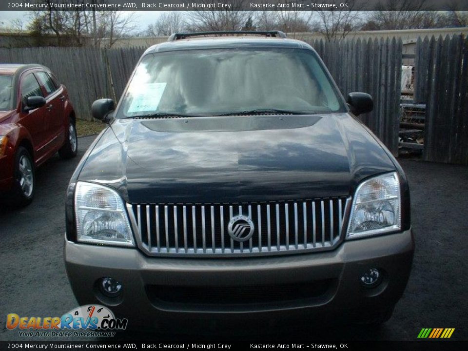 2004 Mercury Mountaineer Convenience AWD Black Clearcoat / Midnight Grey Photo #2