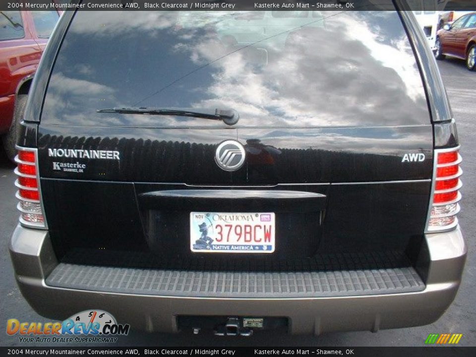 2004 Mercury Mountaineer Convenience AWD Black Clearcoat / Midnight Grey Photo #5