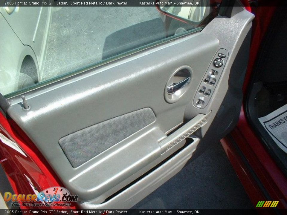 2005 Pontiac Grand Prix GTP Sedan Sport Red Metallic / Dark Pewter Photo #9