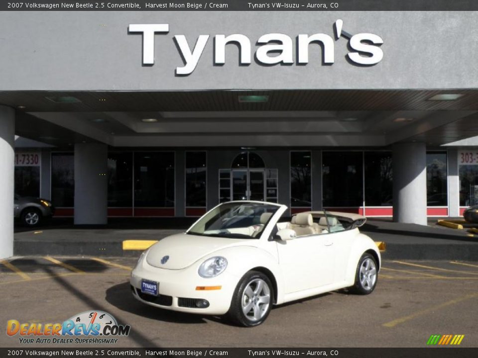 2007 Volkswagen New Beetle 2.5 Convertible Harvest Moon Beige / Cream Photo #1