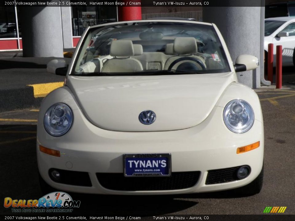 2007 Volkswagen New Beetle 2.5 Convertible Harvest Moon Beige / Cream Photo #2