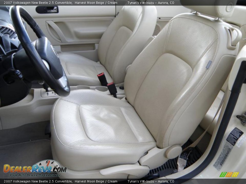 2007 Volkswagen New Beetle 2.5 Convertible Harvest Moon Beige / Cream Photo #7