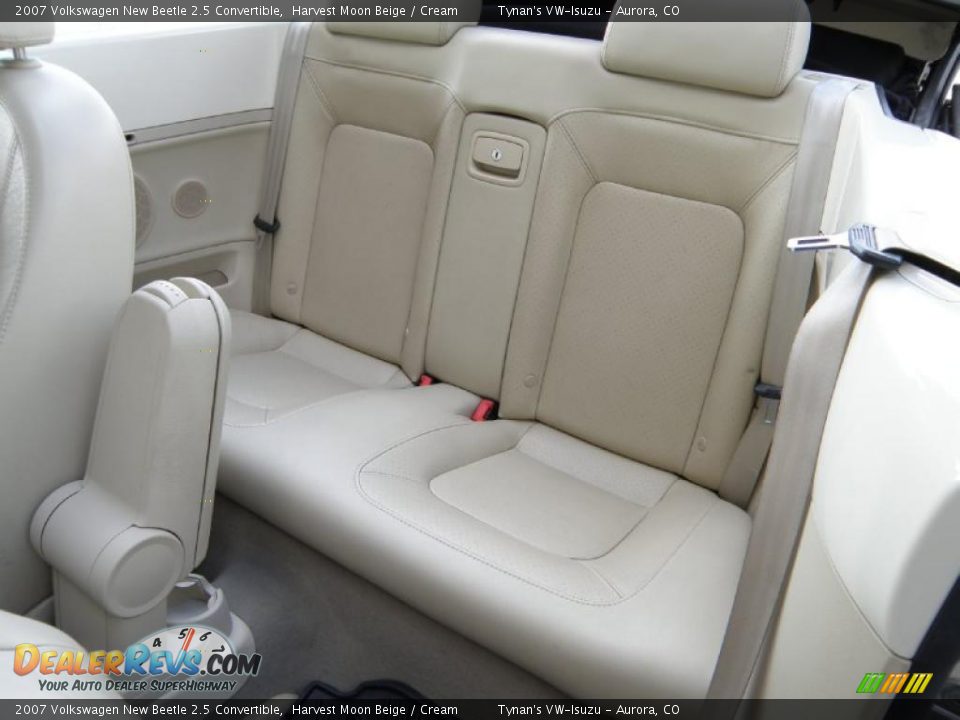 2007 Volkswagen New Beetle 2.5 Convertible Harvest Moon Beige / Cream Photo #8