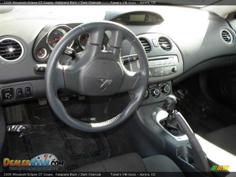 2006 Mitsubishi Eclipse GT Coupe Kalapana Black / Dark Charcoal Photo #9