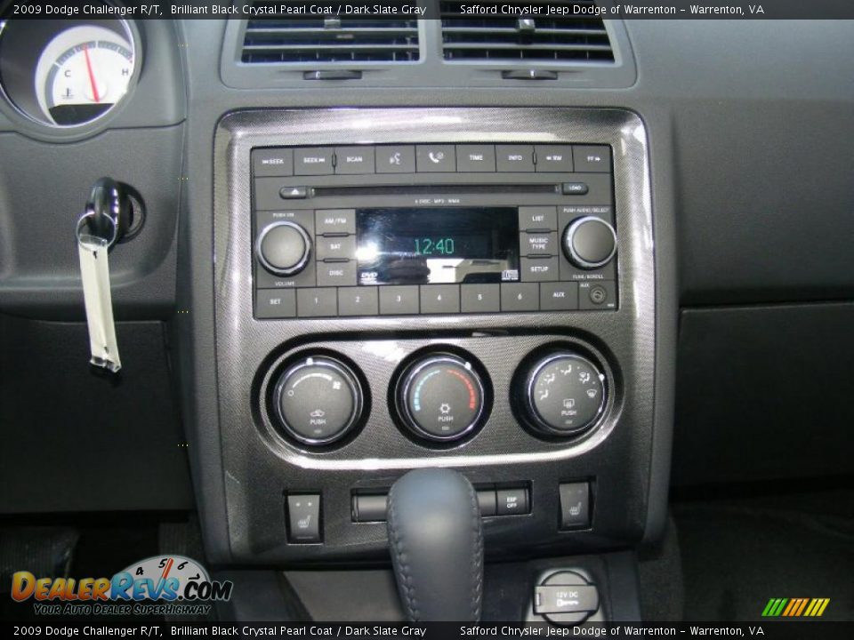 2009 Dodge Challenger R/T Brilliant Black Crystal Pearl Coat / Dark Slate Gray Photo #19