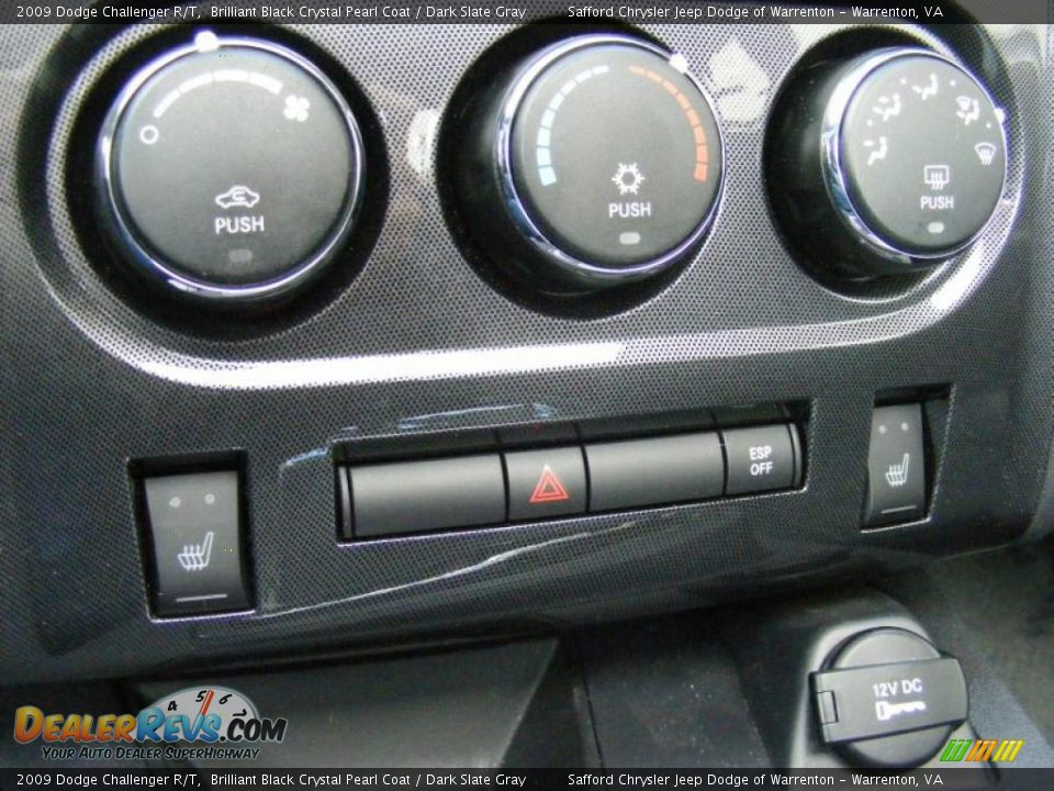 2009 Dodge Challenger R/T Brilliant Black Crystal Pearl Coat / Dark Slate Gray Photo #21