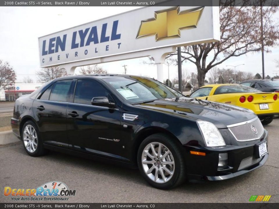 2008 Cadillac STS -V Series Black Raven / Ebony Photo #1