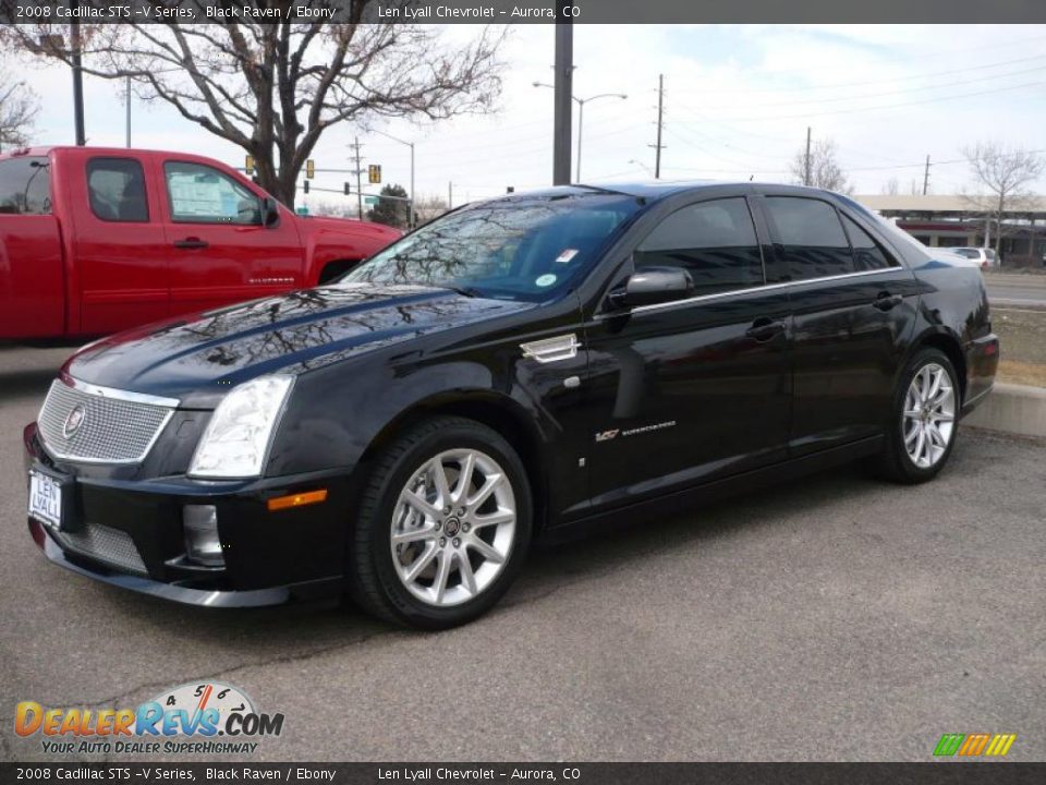2008 Cadillac STS -V Series Black Raven / Ebony Photo #3