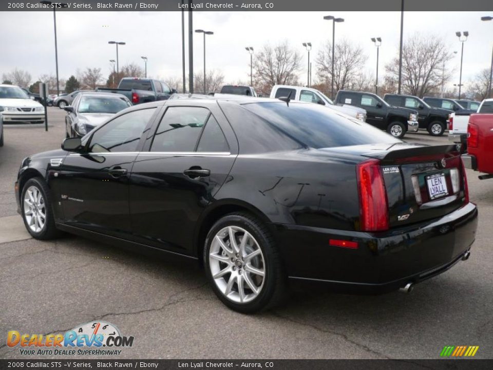 2008 Cadillac STS -V Series Black Raven / Ebony Photo #4