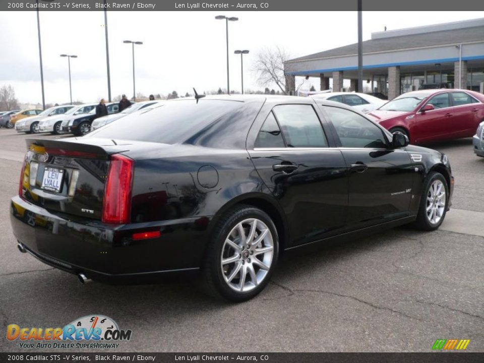 2008 Cadillac STS -V Series Black Raven / Ebony Photo #6
