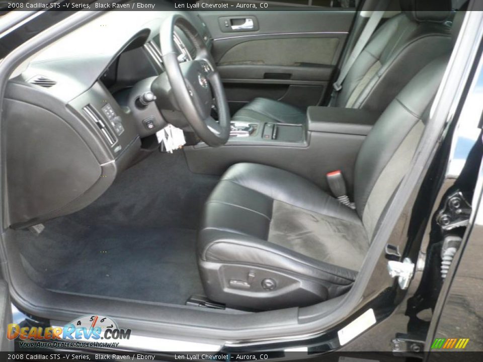 2008 Cadillac STS -V Series Black Raven / Ebony Photo #10