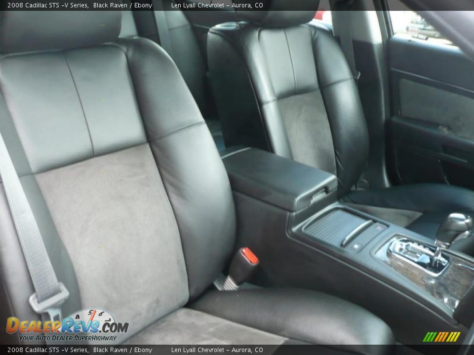 2008 Cadillac STS -V Series Black Raven / Ebony Photo #14