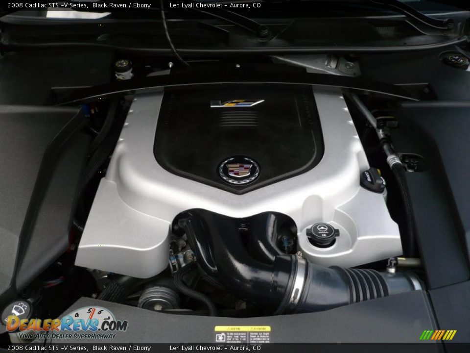 2008 Cadillac STS -V Series Black Raven / Ebony Photo #20