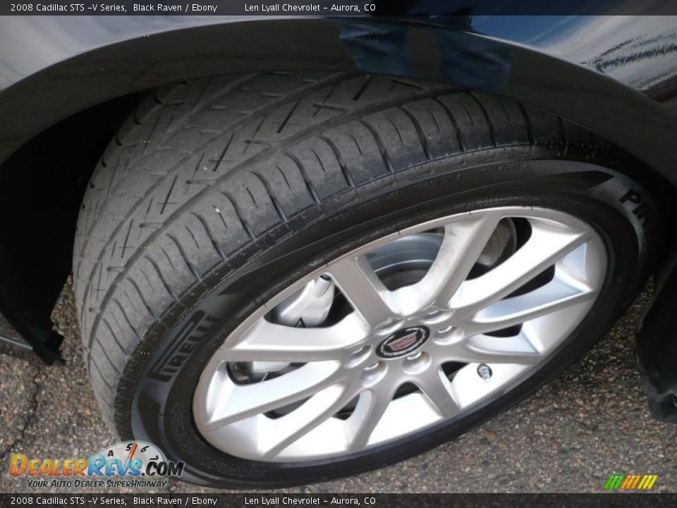 2008 Cadillac STS -V Series Black Raven / Ebony Photo #22