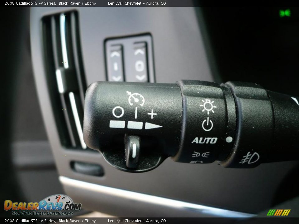 2008 Cadillac STS -V Series Black Raven / Ebony Photo #25
