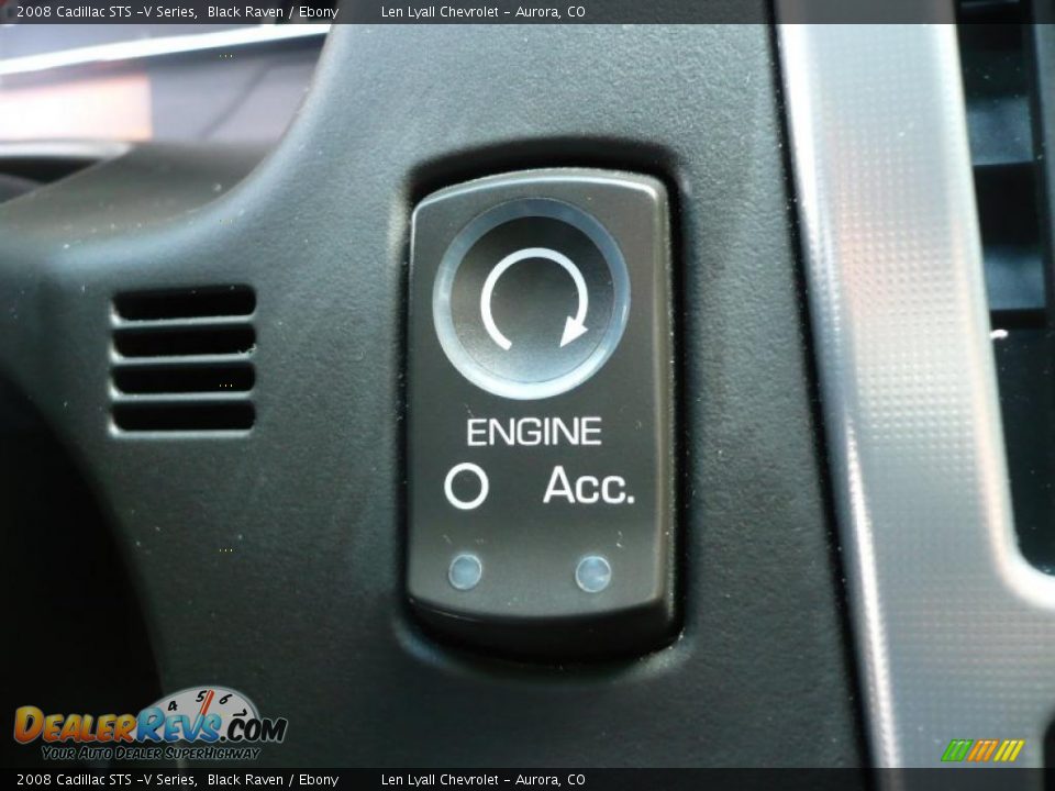 2008 Cadillac STS -V Series Black Raven / Ebony Photo #28