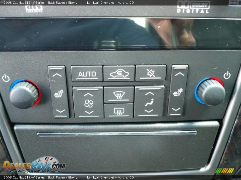 2008 Cadillac STS -V Series Black Raven / Ebony Photo #33