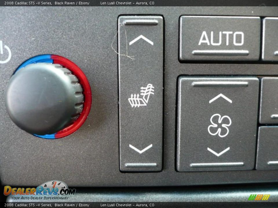 2008 Cadillac STS -V Series Black Raven / Ebony Photo #34