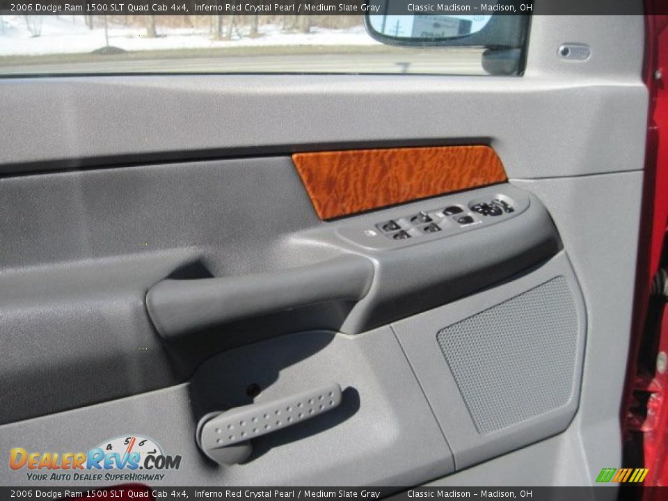 2006 Dodge Ram 1500 SLT Quad Cab 4x4 Inferno Red Crystal Pearl / Medium Slate Gray Photo #9