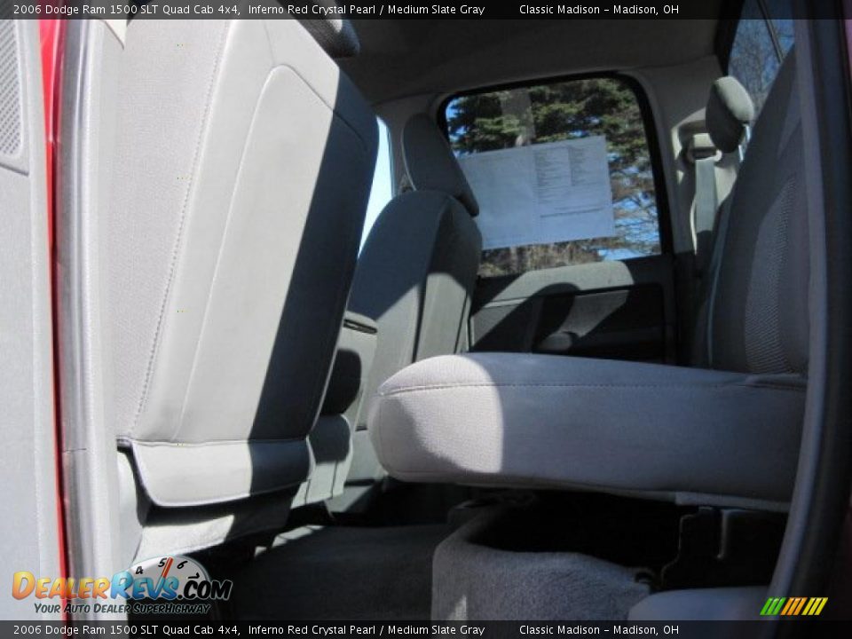 2006 Dodge Ram 1500 SLT Quad Cab 4x4 Inferno Red Crystal Pearl / Medium Slate Gray Photo #12