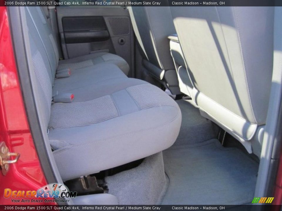 2006 Dodge Ram 1500 SLT Quad Cab 4x4 Inferno Red Crystal Pearl / Medium Slate Gray Photo #14