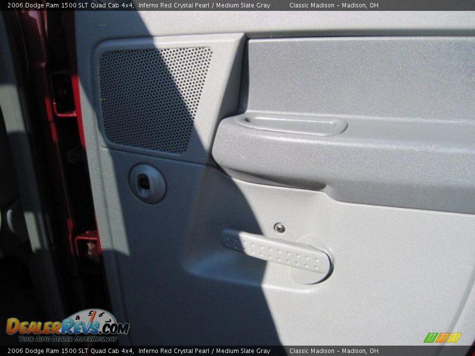 2006 Dodge Ram 1500 SLT Quad Cab 4x4 Inferno Red Crystal Pearl / Medium Slate Gray Photo #15