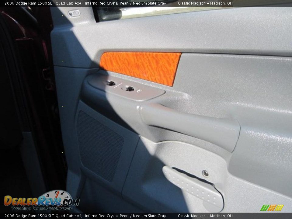 2006 Dodge Ram 1500 SLT Quad Cab 4x4 Inferno Red Crystal Pearl / Medium Slate Gray Photo #16