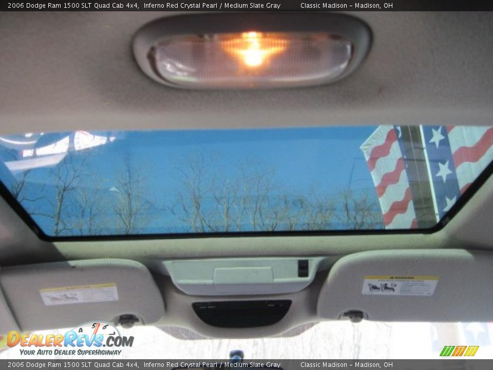 2006 Dodge Ram 1500 SLT Quad Cab 4x4 Inferno Red Crystal Pearl / Medium Slate Gray Photo #20