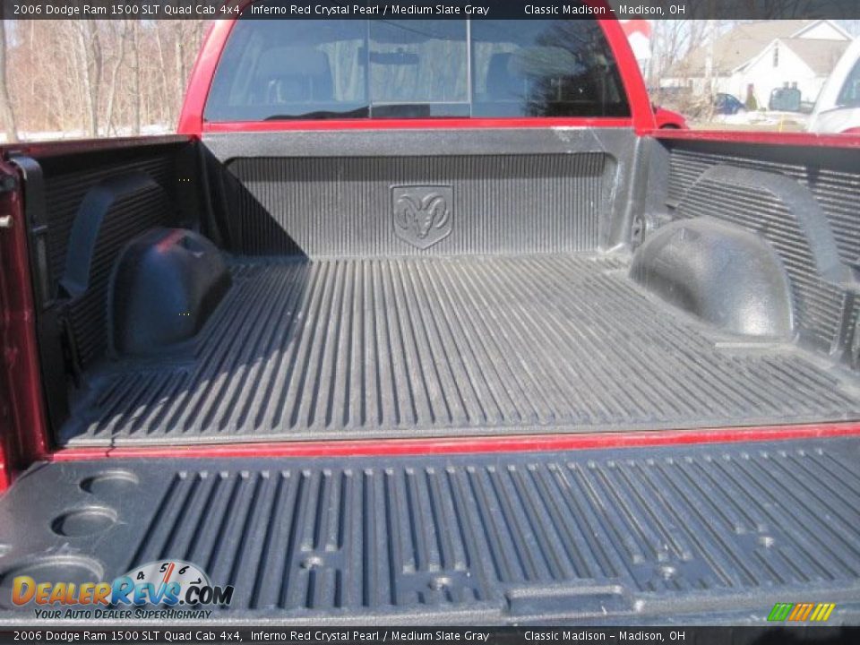 2006 Dodge Ram 1500 SLT Quad Cab 4x4 Inferno Red Crystal Pearl / Medium Slate Gray Photo #24