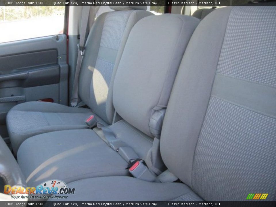 2006 Dodge Ram 1500 SLT Quad Cab 4x4 Inferno Red Crystal Pearl / Medium Slate Gray Photo #28