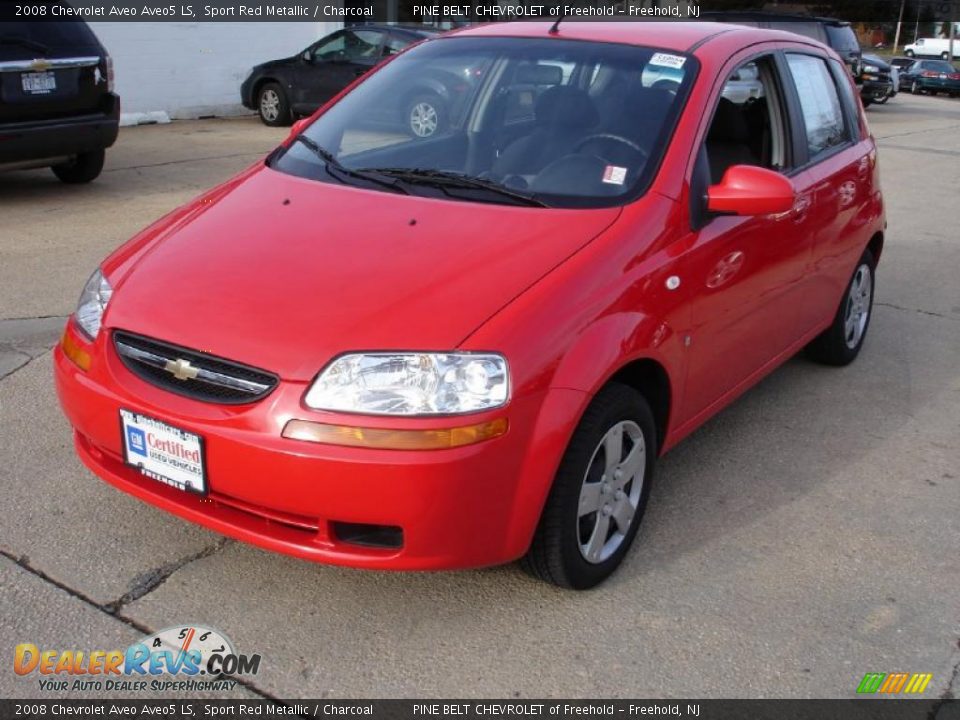 2008 Chevrolet Aveo Aveo5 LS Sport Red Metallic / Charcoal Photo #1