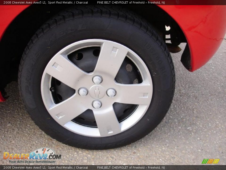 2008 Chevrolet Aveo Aveo5 LS Sport Red Metallic / Charcoal Photo #8