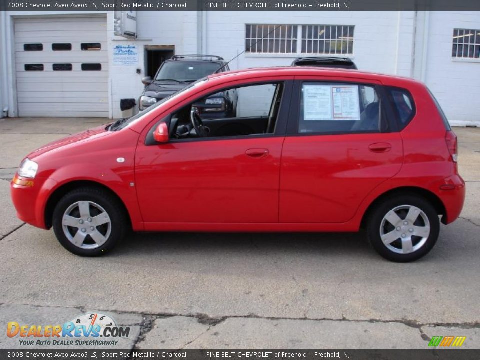 2008 Chevrolet Aveo Aveo5 LS Sport Red Metallic / Charcoal Photo #9
