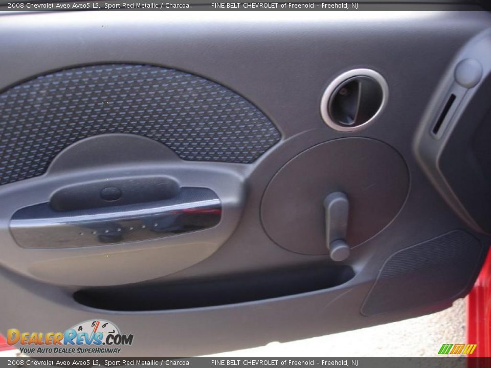 2008 Chevrolet Aveo Aveo5 LS Sport Red Metallic / Charcoal Photo #10
