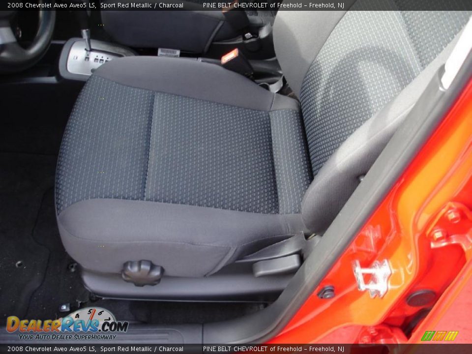 2008 Chevrolet Aveo Aveo5 LS Sport Red Metallic / Charcoal Photo #11