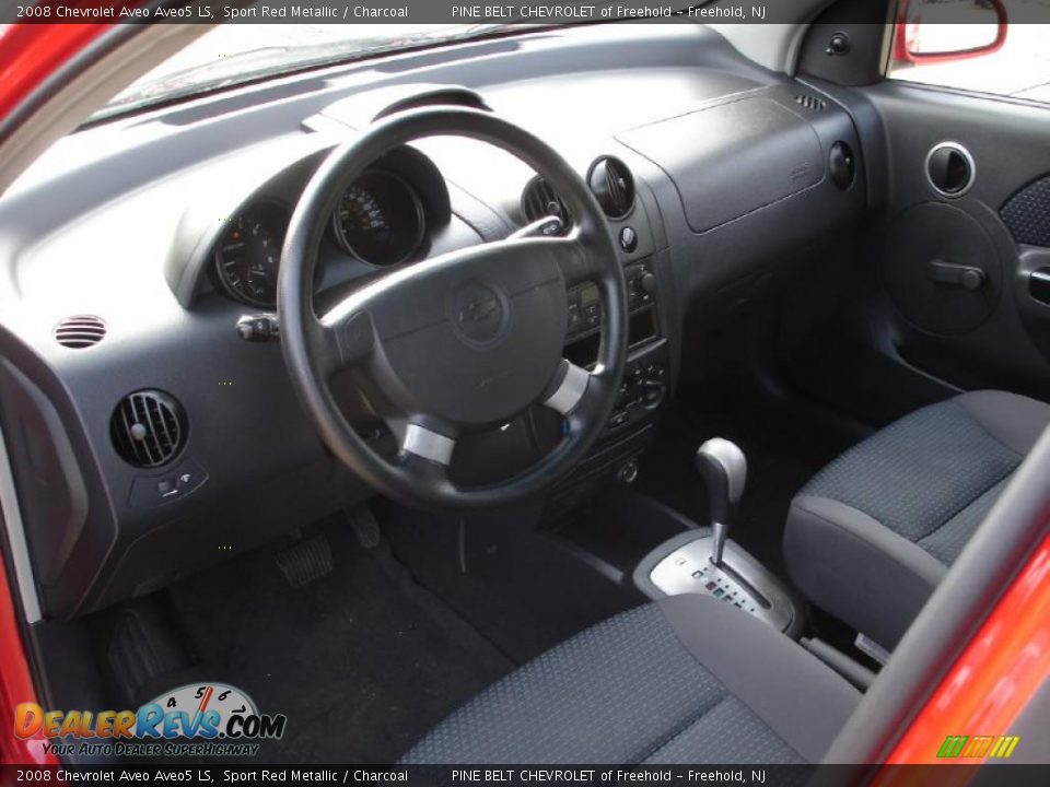 2008 Chevrolet Aveo Aveo5 LS Sport Red Metallic / Charcoal Photo #12