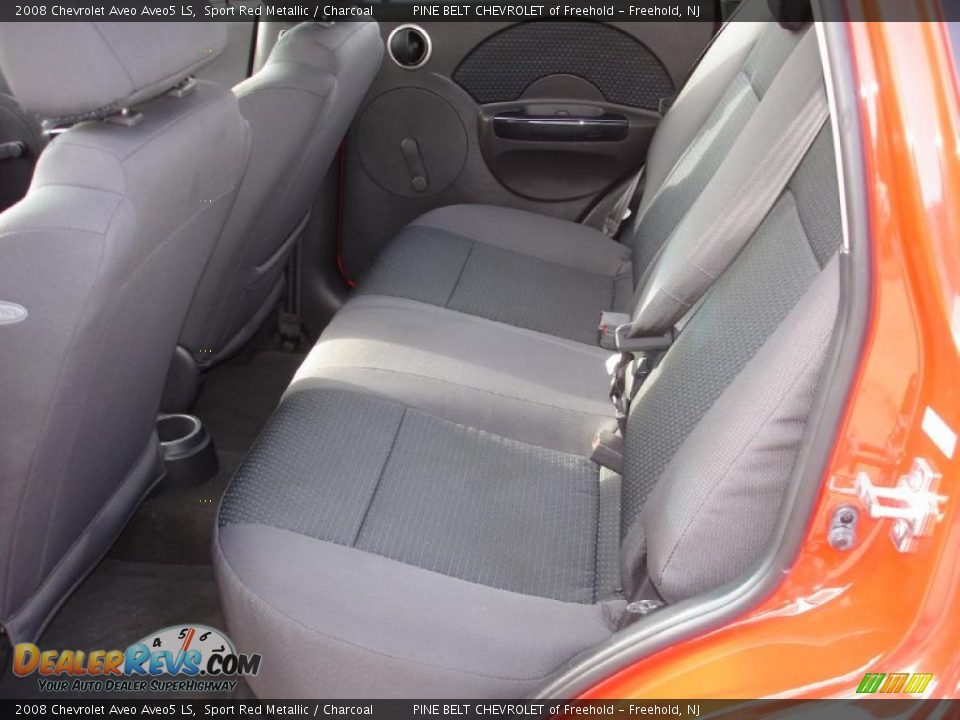 2008 Chevrolet Aveo Aveo5 LS Sport Red Metallic / Charcoal Photo #13