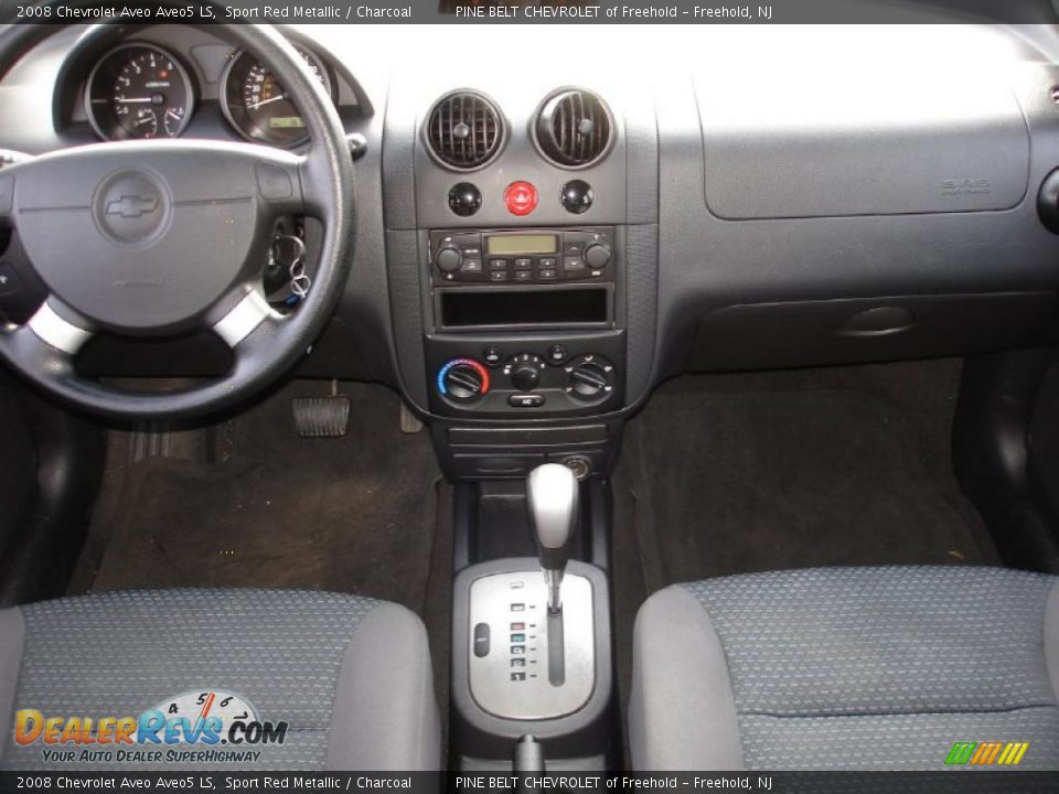 2008 Chevrolet Aveo Aveo5 LS Sport Red Metallic / Charcoal Photo #15
