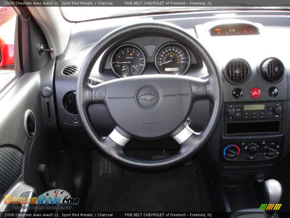 2008 Chevrolet Aveo Aveo5 LS Sport Red Metallic / Charcoal Photo #16