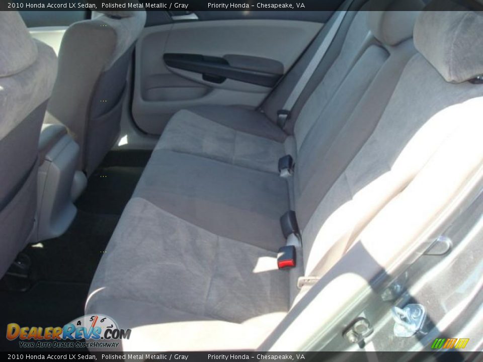 2010 Honda Accord LX Sedan Polished Metal Metallic / Gray Photo #10