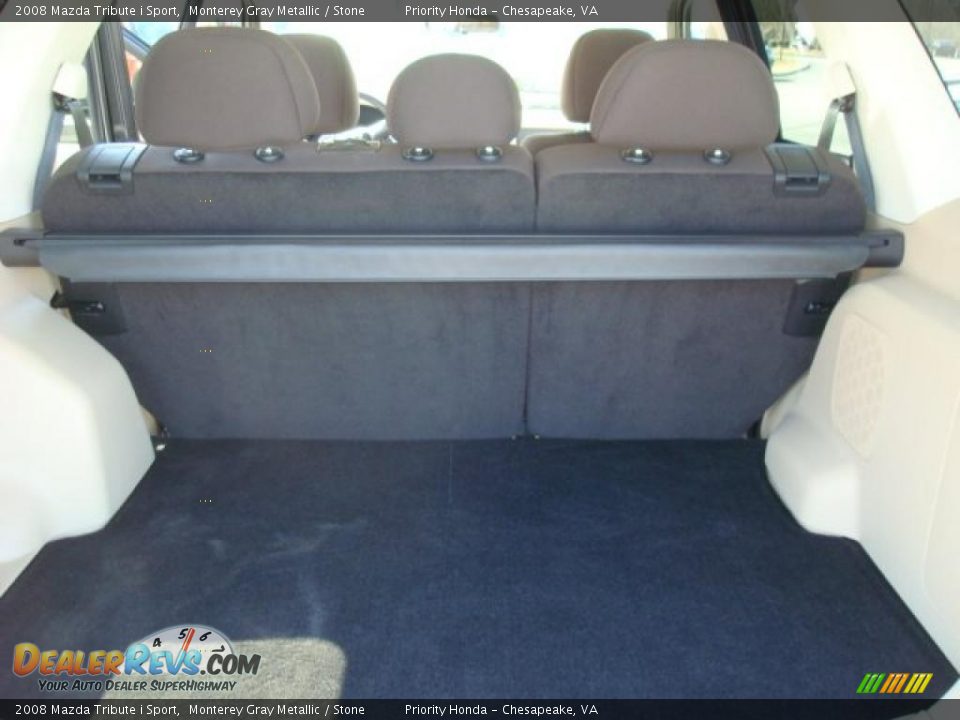 2008 Mazda Tribute i Sport Monterey Gray Metallic / Stone Photo #13